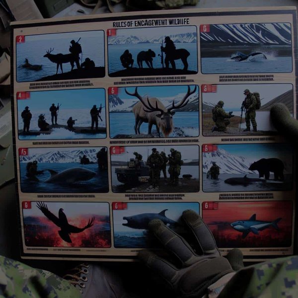 Quelles sont les règles d'engagement avec la faune pour une expédition dans l'Arctique canadien?