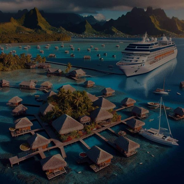 Quelle croisière offre la possibilité de visiter des fermes perlières en Polynésie ?